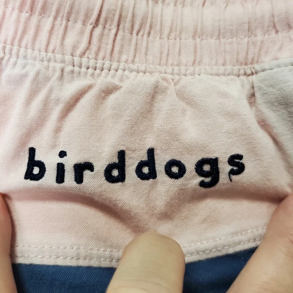 Birddogs Mens Colorblock Lined Athletic 7 In Shorts Size L Blue Pull On Stretch